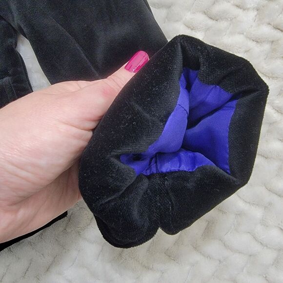 J. CREW Ecole Velvet Blazer Black Hook Eye Close Size 12 P EUC‎ - Picture 7 of 16